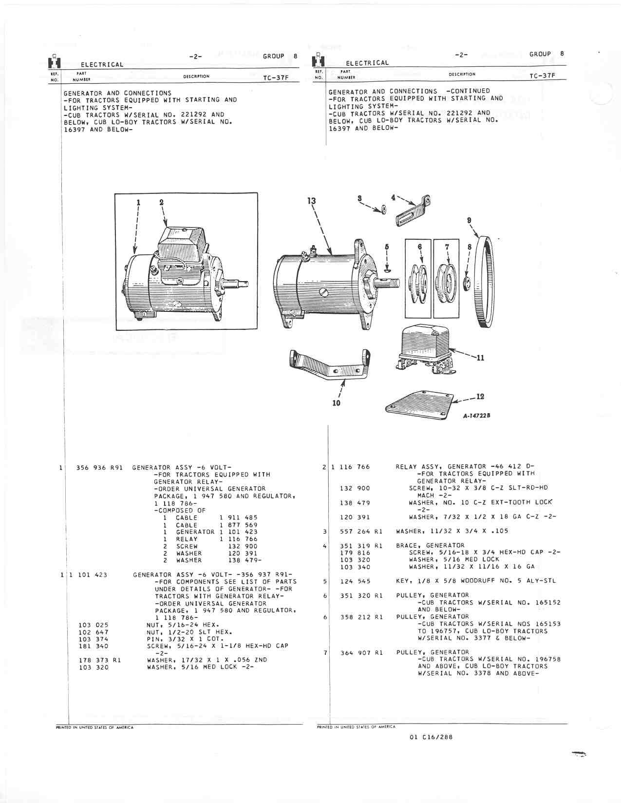 Need help taking apart generator to service - Farmall Cub
